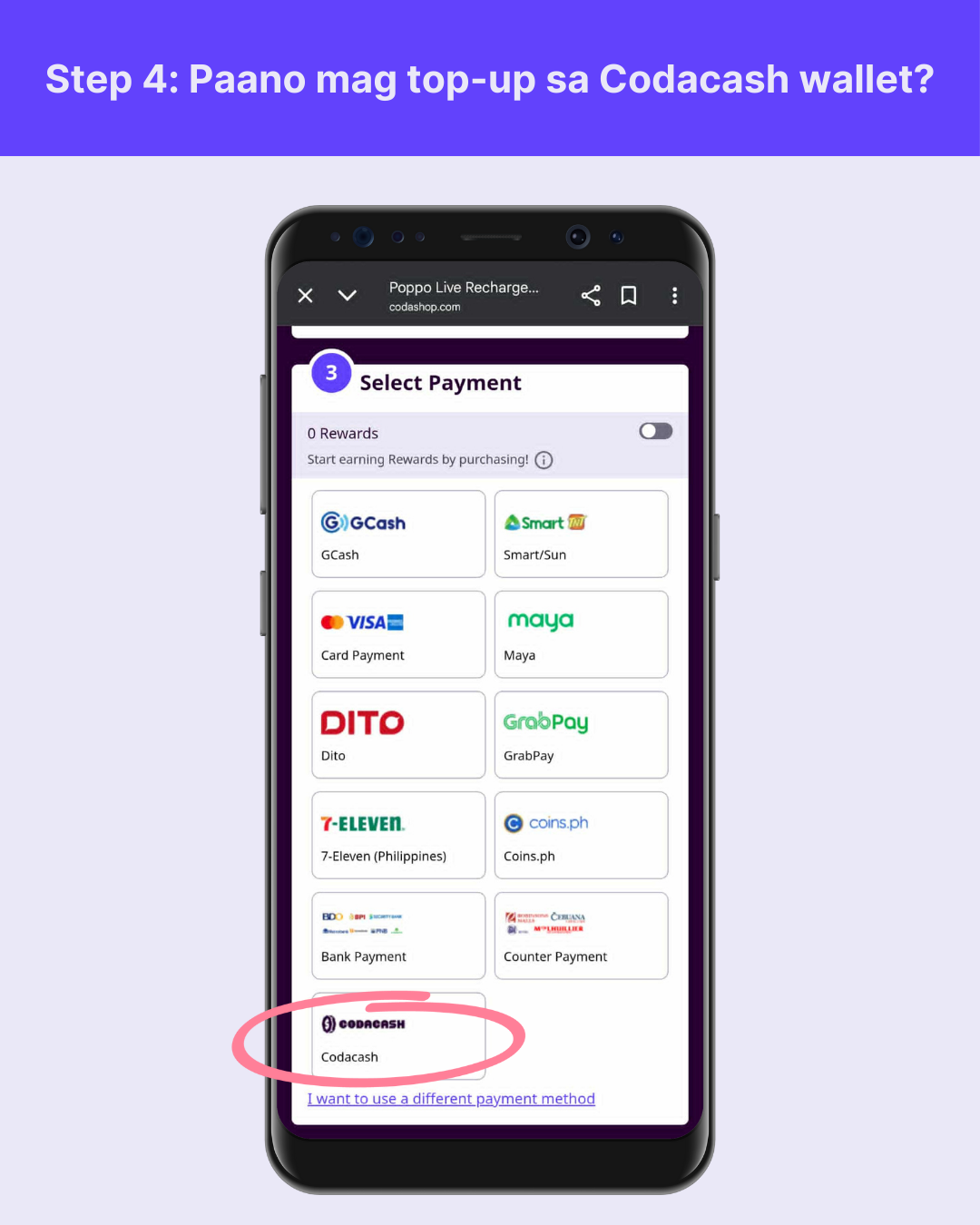 Paano mag top-up sa Codacash wallet_ Step 4.png