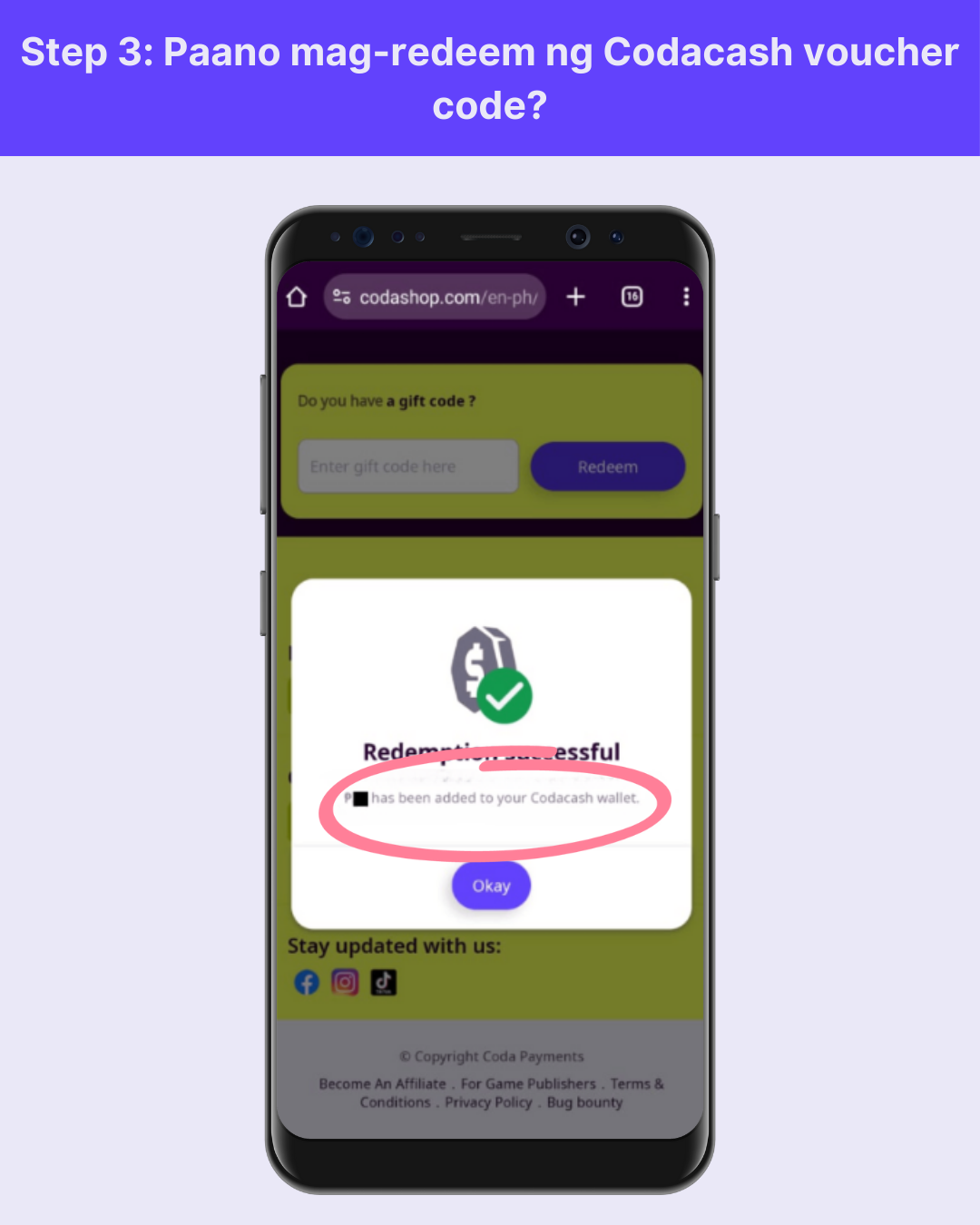 Paano mag-redeem ng Codacash voucher code_ Step 3.png