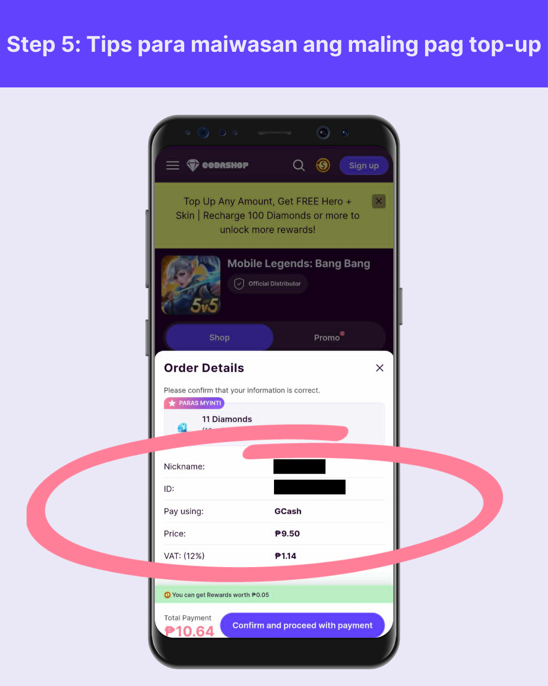 Tips para maiwasan ang maling pag top-up Step 5.png