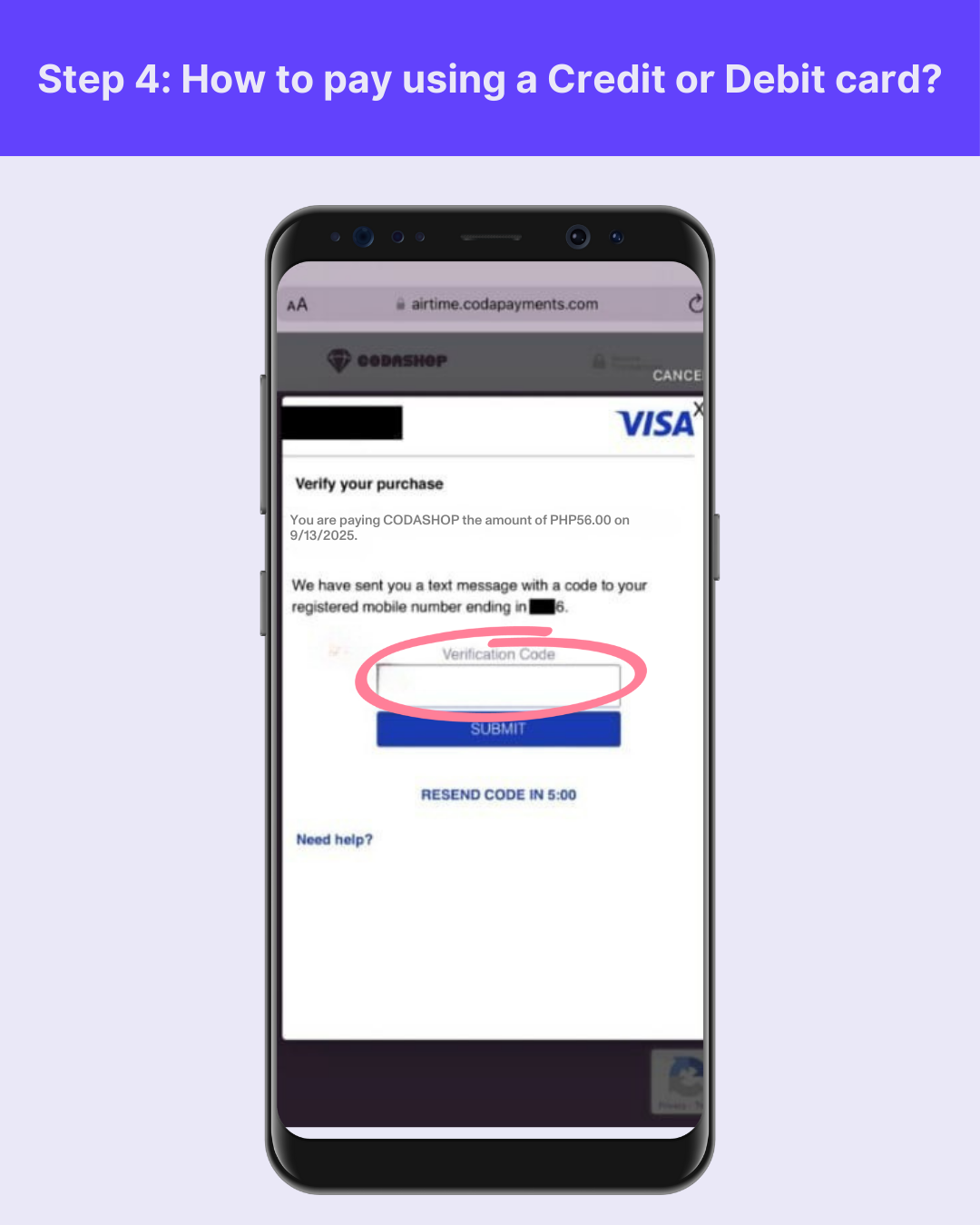 How to pay using a Credit or Debit card? – Codashop Philippines
