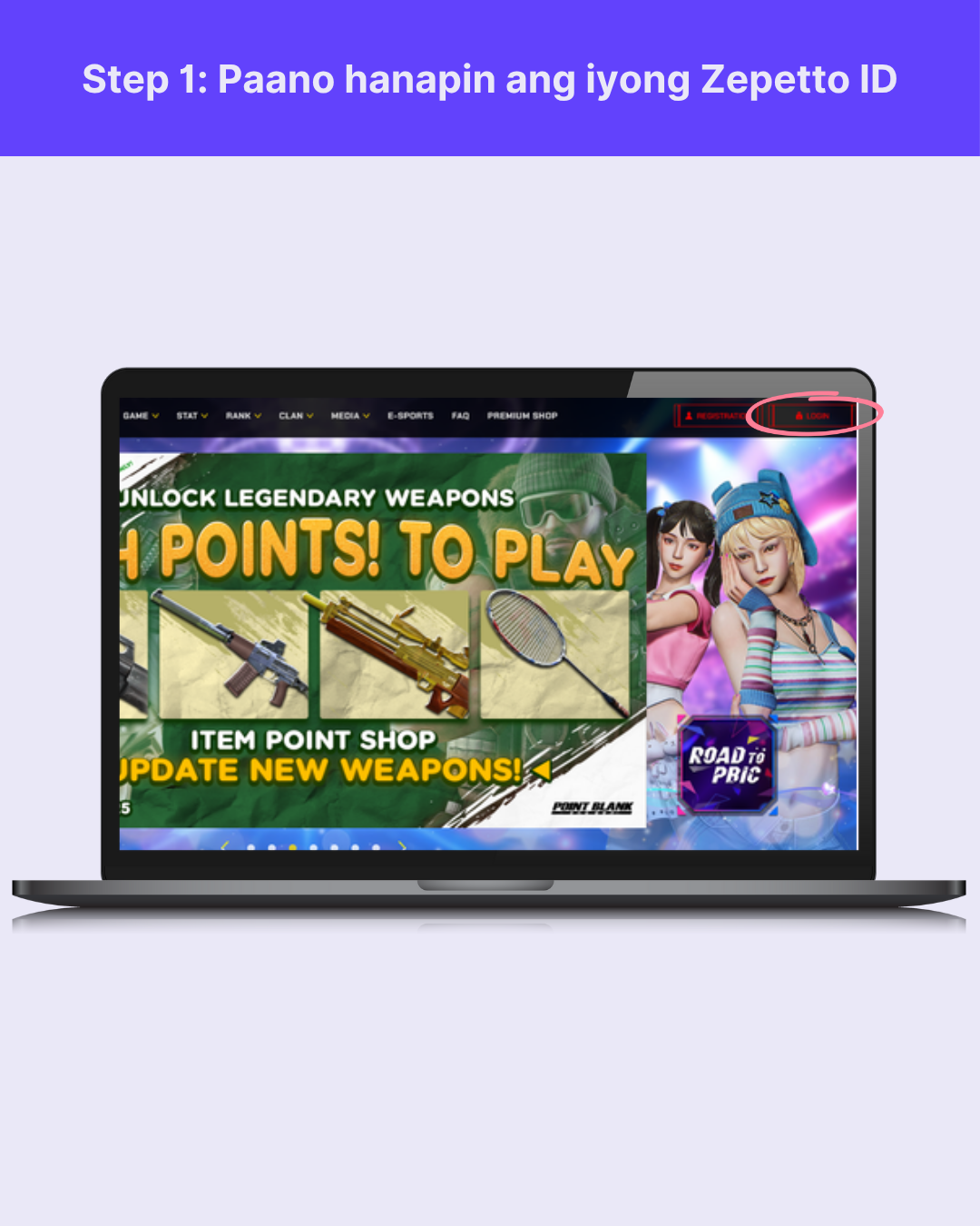 Saan makikita ang aking Point Blank Zepetto ID? – Codashop Philippines