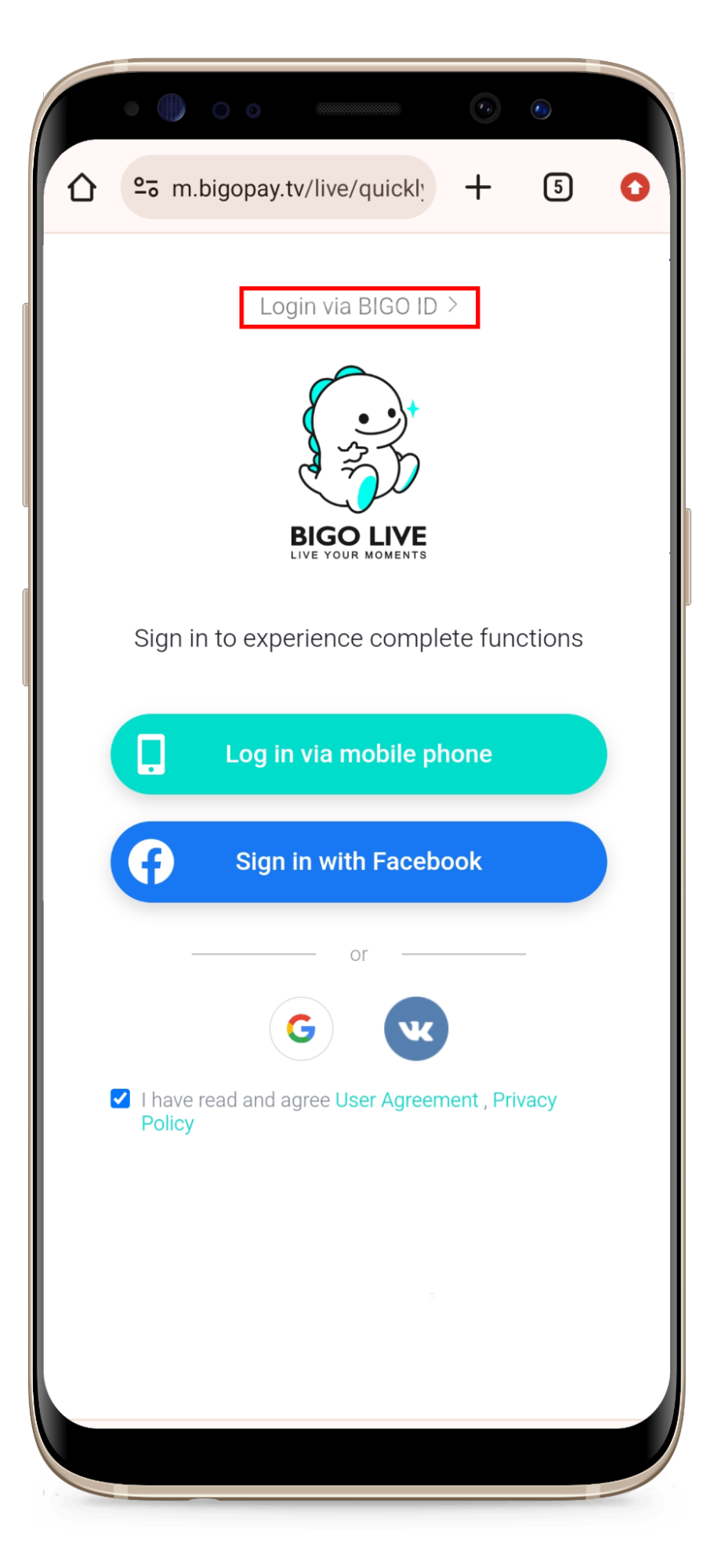 Paano mag-redeem ng Bigo Live Voucher Code – Codashop Philippines